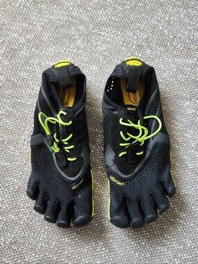 Mens Vibram V-Run Five Fingers Toe Shoes Trail Running EU 40 US 8-8.5, EUC